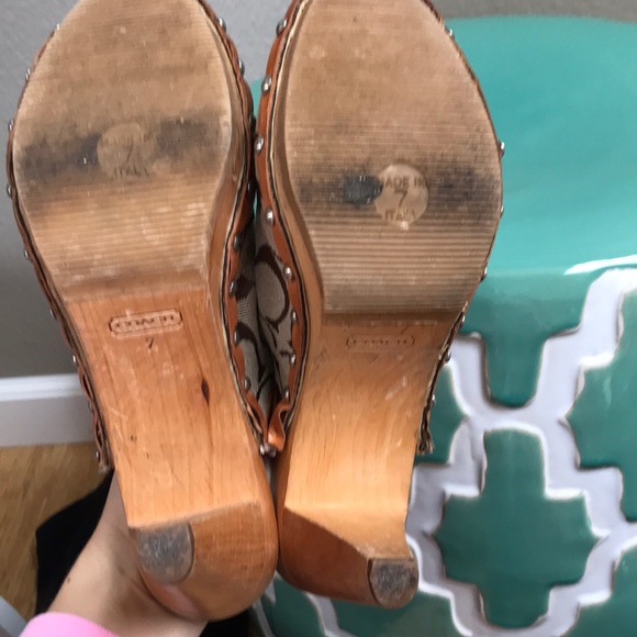 Authentic Coach Felicity Clogs! - Picture 5 of 5